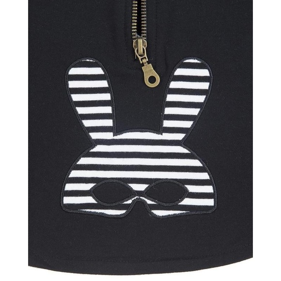 Turtledove London Black Sweat Cape - Picture 2 of 4